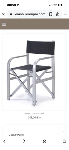 Inklapbare fauteuil
