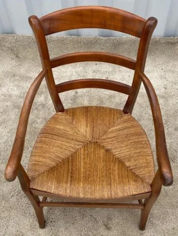 Poltrona impagliata