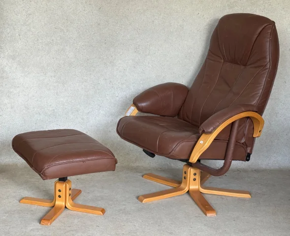 Fauteuil + Poef