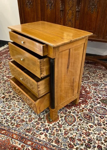Petite Commode De Poupée d'Epoque Empire XIXeme