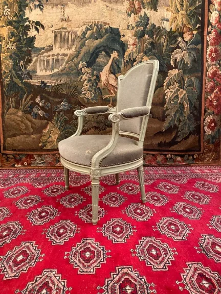 Fauteuil d'Epoque Louis XVI Estampille Nicolas Denis Delaisement XVIIIeme