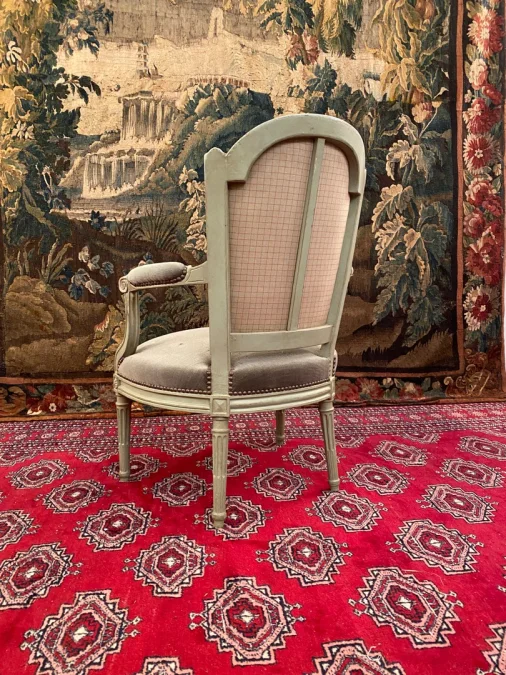 Fauteuil d'Epoque Louis XVI Estampille Nicolas Denis Delaisement XVIIIeme
