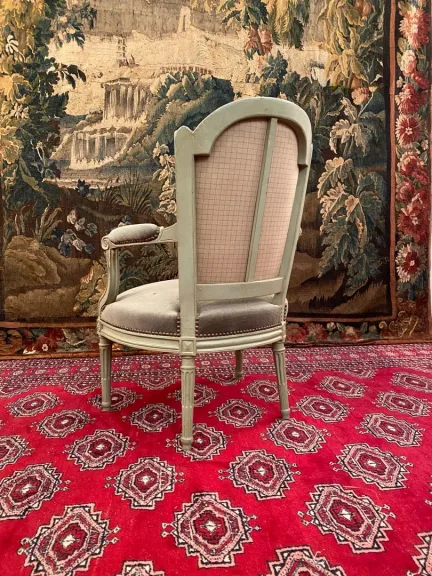 Fauteuil d'Epoque Louis XVI Estampille Nicolas Denis Delaisement XVIIIeme