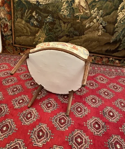 Fauteuil Cabriolet d'Epoque Louis XVI XVIIIeme Siecle