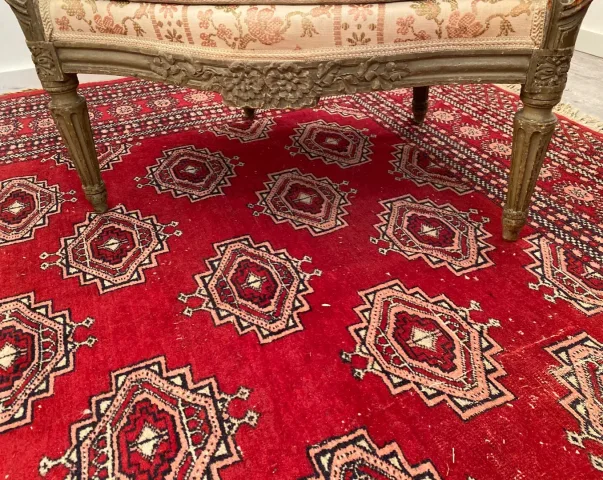 Bergere En Bois Laque De Style Louis XVI Epoque XIXeme