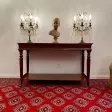 Console En Acajou d'Epoque Restauration Epoque Milieu Du XIXeme