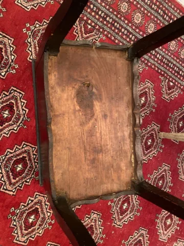 Rare Table Chiffonnière En Laque Epoque Louis XV Vers 1730