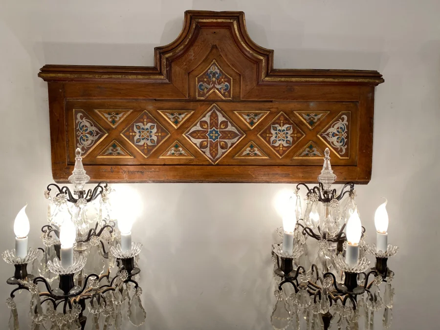 Paire De Dessus De Portes Travail Ottoman Epoque Fin XVIIIeme