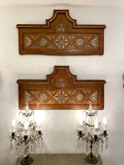 Paire De Dessus De Portes Travail Ottoman Epoque Fin XVIIIeme