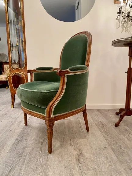 Bergere d'Epoque Louis XVI  XVIIIeme Siecle Vers 1770