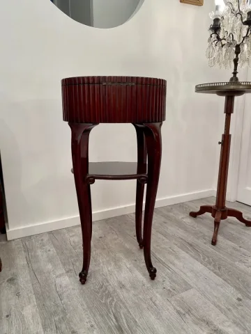 Table A Ouvrage En Acajou d'Epoque Art Deco Vers 1930