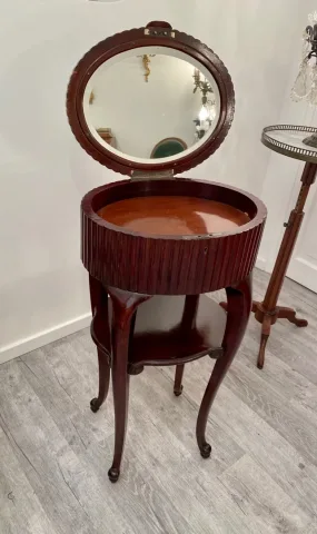 Table A Ouvrage En Acajou d'Epoque Art Deco Vers 1930