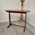 Leleu, Table Rognon En Acajou Estampillée XIXeme