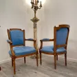 Paire De Fauteuils Cabriolet De Style Louis XVI Epoque XIXeme