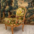 Large Fauteuil A Dossier Plat Epoque Louis XV Vers 1730