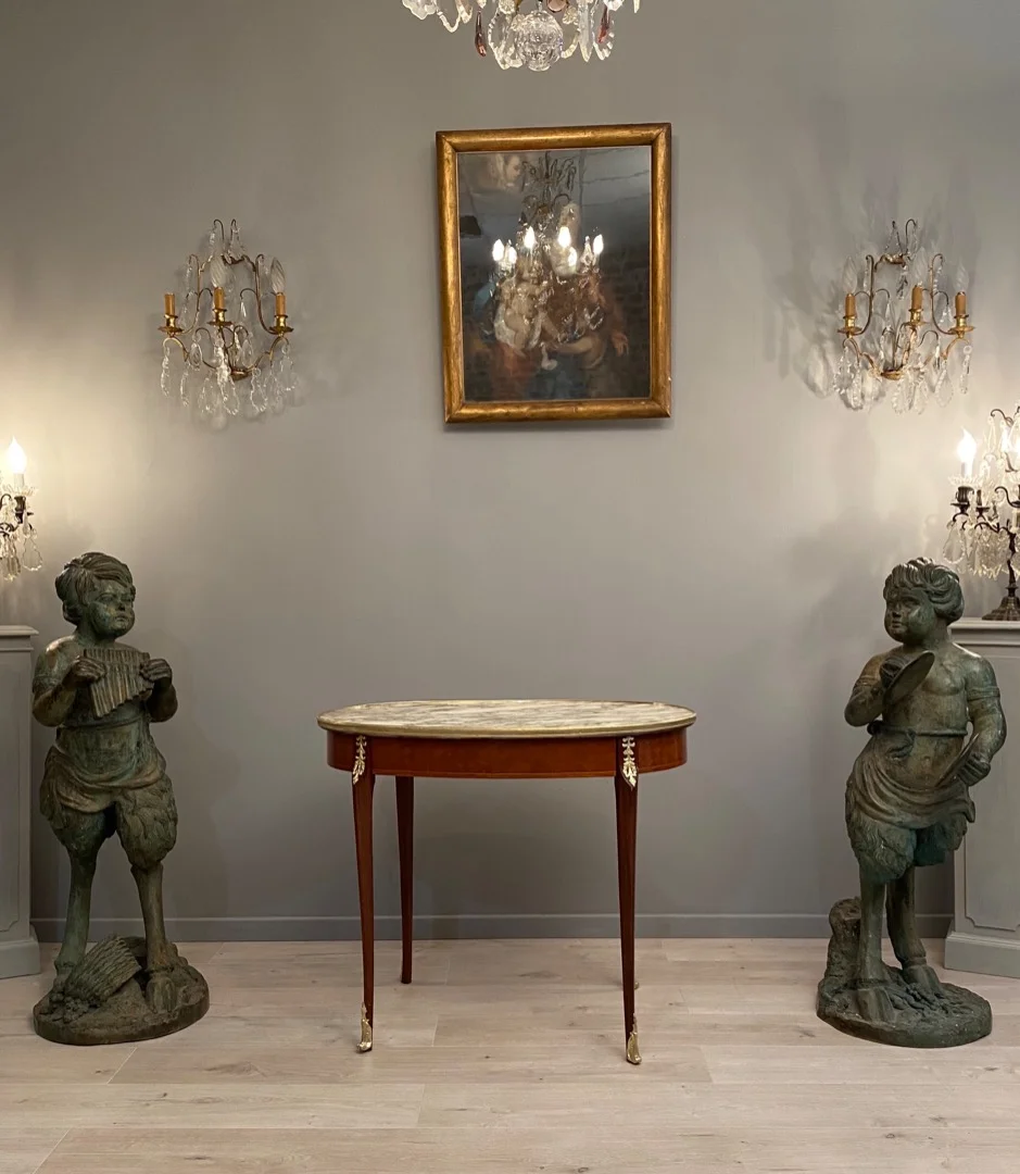 Charles Francois Normand, Large Fauteuil d'Epoque Régence Estampillé XVIIIème