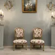 Paire De Chaises Chauffeuses De Style Louis XV Epoque XIXeme