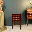 Table Chiffonnière En Marqueterie d'Epoque Louis XV