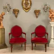 Paire De Larges Fauteuils De Style Louis XVI Epoque Fin XIXeme
