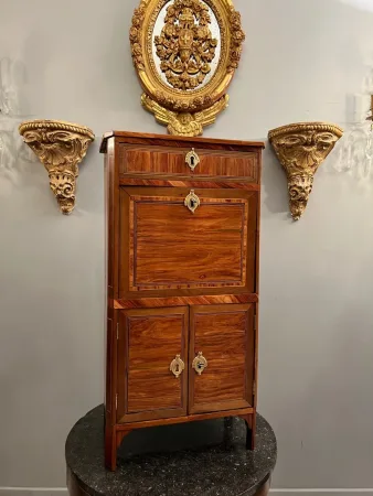 Rare Secretaire d'Enfant Ou Maitrise d'Epoque Louis XVI Vers 1780