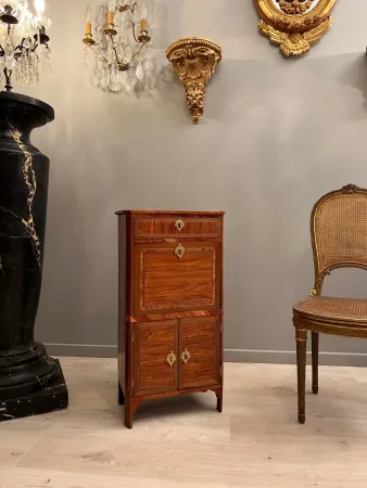 Rare Secretaire d'Enfant Ou Maitrise d'Epoque Louis XVI Vers 1780
