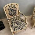 Paire De Fauteuils A Dossiers Plat De Style Louis XVI Epoque XIXeme
