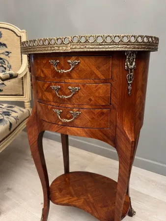 Table Chiffonnière De Style Transition Louis XV Louis XVI XIXème