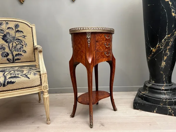 Table Chiffonnière De Style Transition Louis XV Louis XVI XIXème