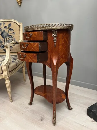 Table Chiffonnière De Style Transition Louis XV Louis XVI XIXème