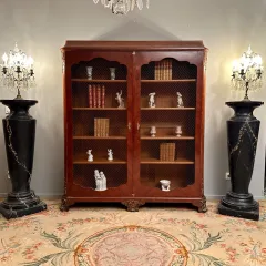 Maison Jansen, Belle Bibliothèque Régence Epoque XIXème Estampillée