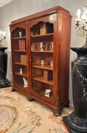 Maison Jansen, Belle Bibliothèque Régence Epoque XIXème Estampillée