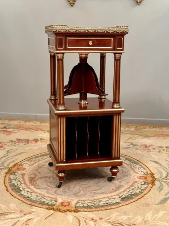 Petit Meuble De Salon de Musique En Acajou De Style Louis XVI Acajou XIXeme