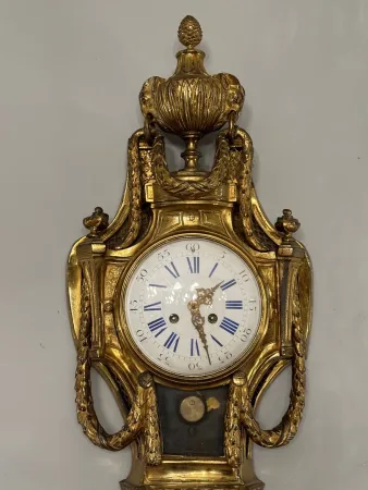 Cartel En Bronze Dore De Style Louis XVI Epoque Napoleon III