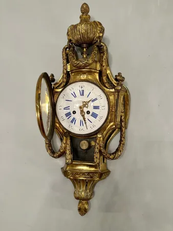 Cartel En Bronze Dore De Style Louis XVI Epoque Napoleon III