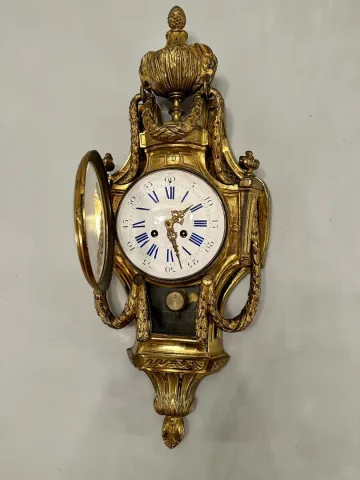 Cartel En Bronze Dore De Style Louis XVI Epoque Napoleon III
