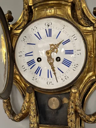 Cartel En Bronze Dore De Style Louis XVI Epoque Napoleon III