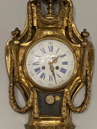 Cartel En Bronze Dore De Style Louis XVI Epoque Napoleon III