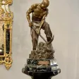 Paul Moreau-vauthier (1871 - 1936), Importante Sculpture En Bronze A Patine Brune