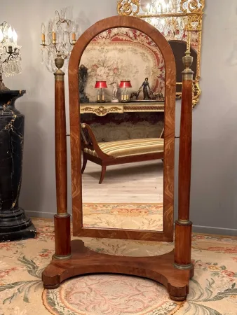 Psyché  En Acajou d'Epoque Empire XIXeme