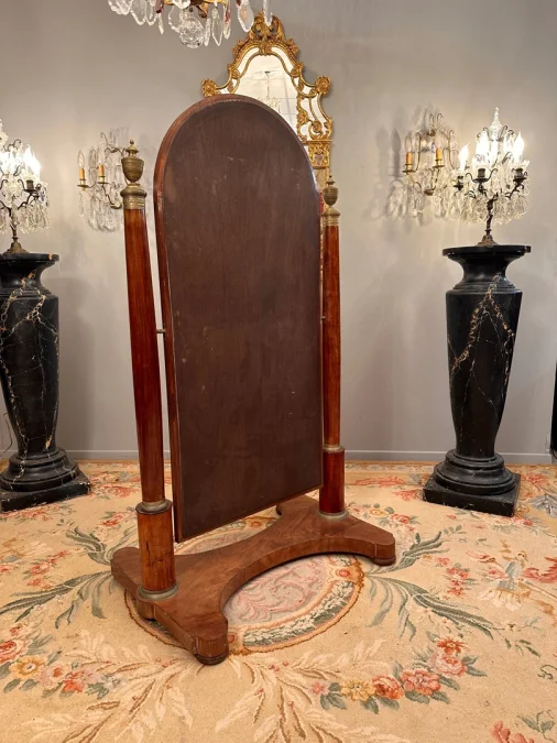Psyché  En Acajou d'Epoque Empire XIXeme
