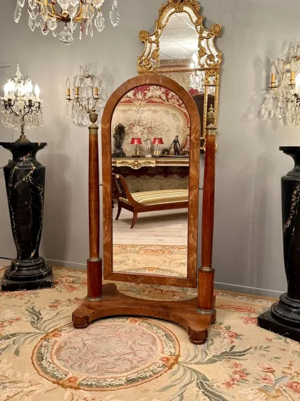 Psyché  En Acajou d'Epoque Empire XIXeme