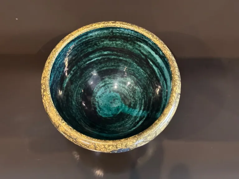 Jean Mayodon (1893 - 1967), Coupe Décor à  l'Antique En Céramique Emaillée Sèvres