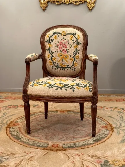 Nadal Jean-René, Fauteuil Cabriolet d'Epoque Louis XVI