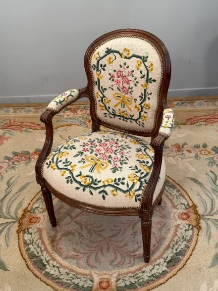 Nadal Jean-René, Fauteuil Cabriolet d'Epoque Louis XVI