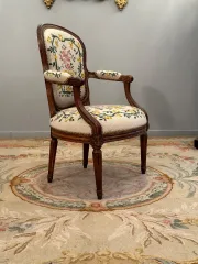 Nadal Jean-René, Fauteuil Cabriolet d'Epoque Louis XVI