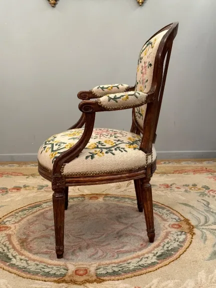 Nadal Jean-René, Fauteuil Cabriolet d'Epoque Louis XVI