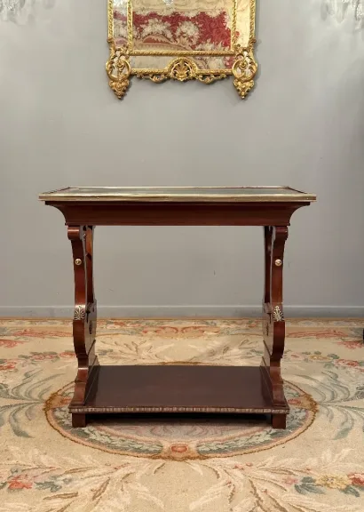 Table A Ecrire En Acajou De Style Empire Epoque XIXème
