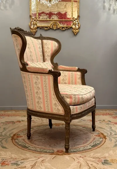 Bérgère A Oreilles De Style Louis XVI Epoque XIXème