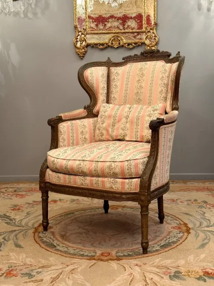 Bérgère A Oreilles De Style Louis XVI Epoque XIXème