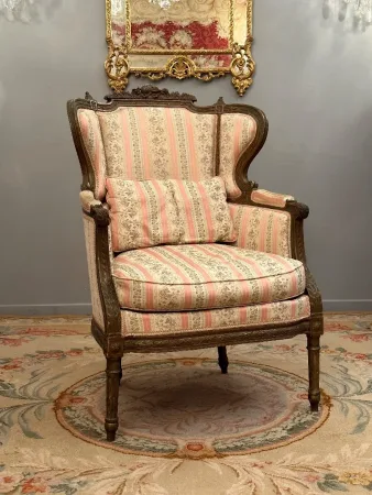 Bérgère A Oreilles De Style Louis XVI Epoque XIXème